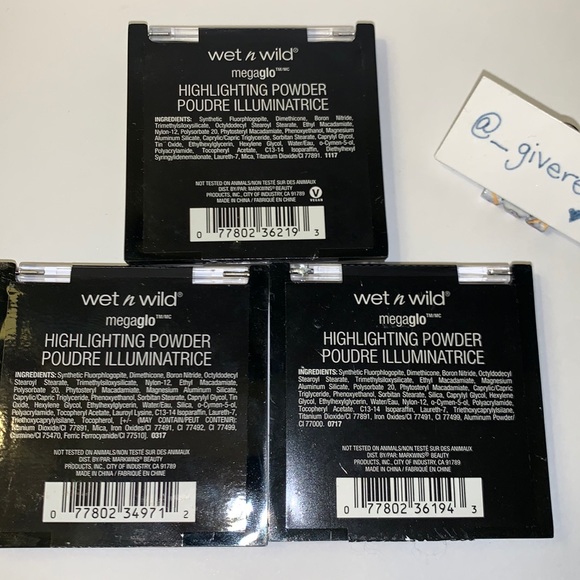 3x Limited Edition MegaGlo Highlighters Wet N Wild - Picture 3 of 9